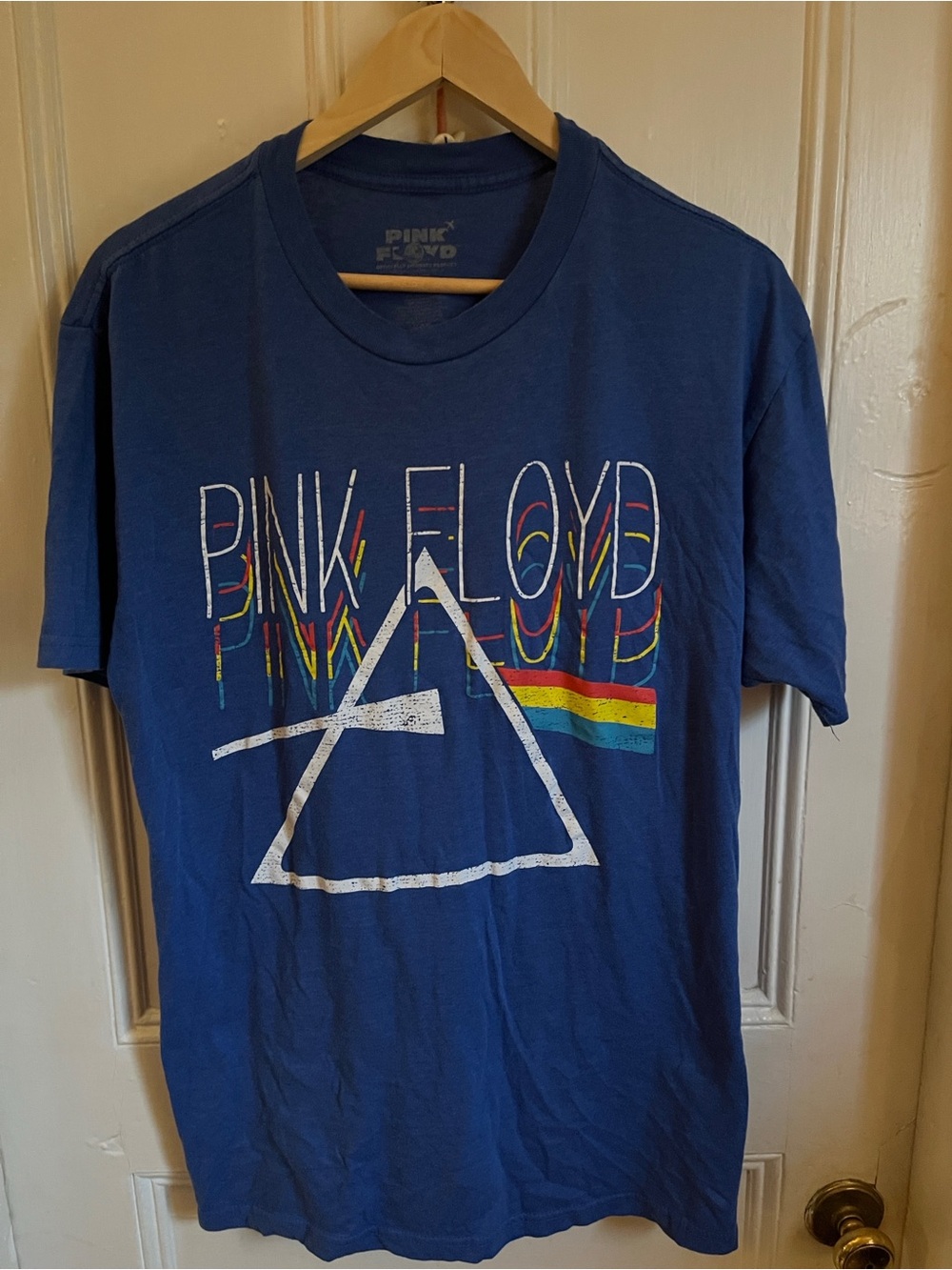 Pink Floyd Blue Prism Rainbow Graphic Tee